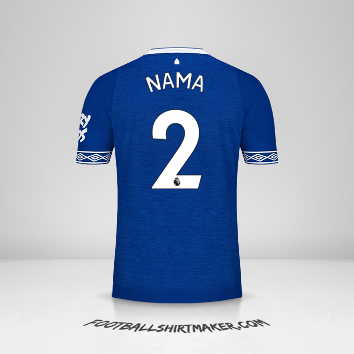 Jersey Everton FC 2018/19 -  nama - 2