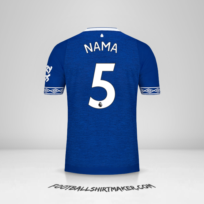 Jersey Everton FC 2018/19 -  nama - 5