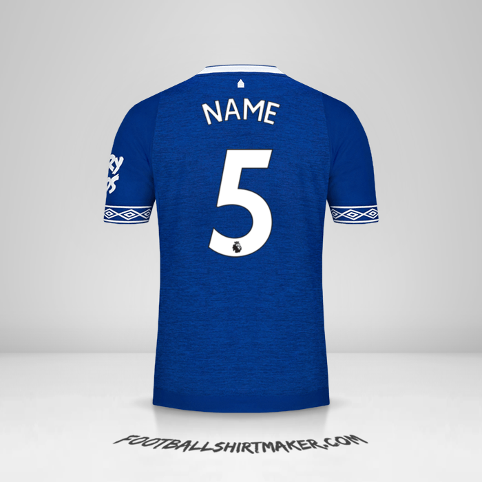 Jersey Everton FC 2018/19 -  name - 5