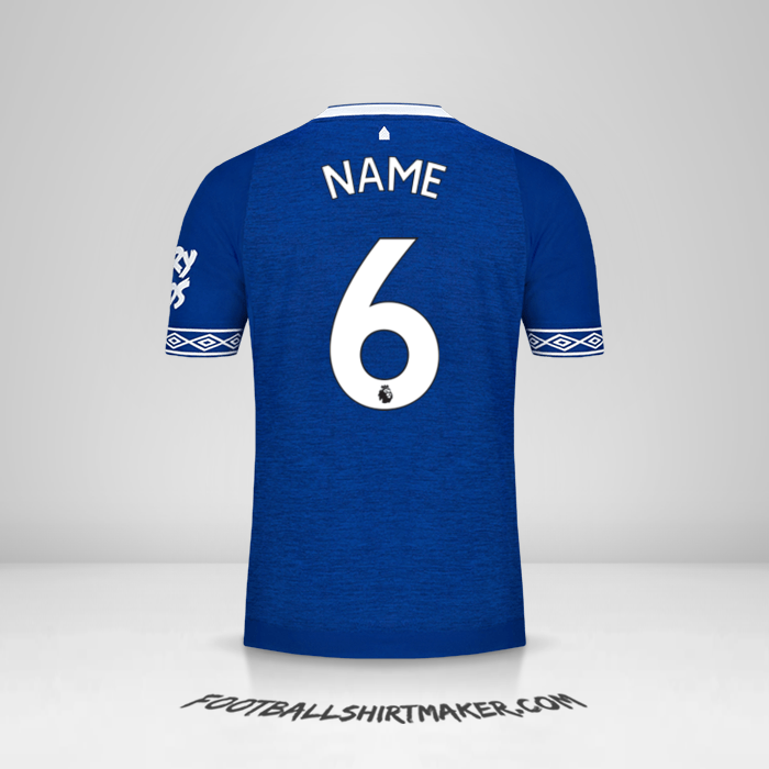 Jersey Everton FC 2018/19 -  name - 6