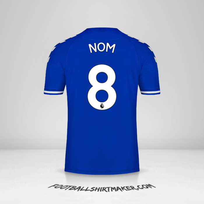 Maillot Everton FC 2020/21 -  nom - 8
