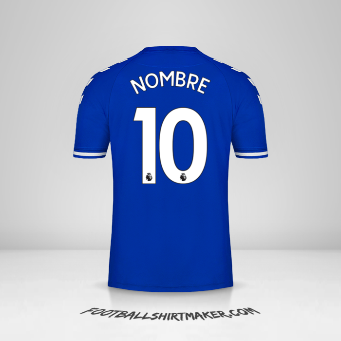 Jersey Everton FC 2020/21 -  nombre - 10