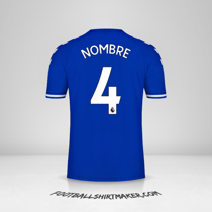 Jersey Everton FC 2020/21 -  nombre - 4