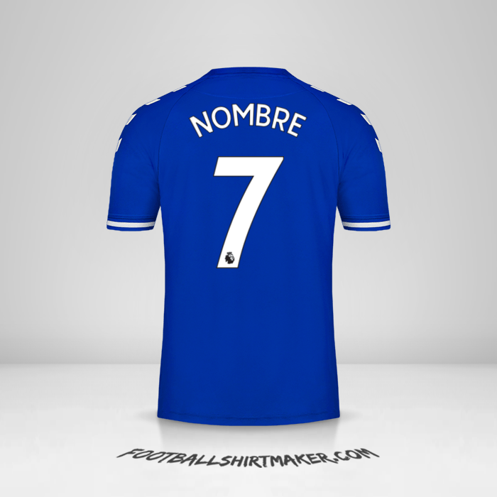 Jersey Everton FC 2020/21 -  nombre - 7