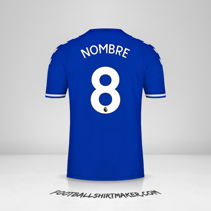 Jersey Everton FC 2020/21 -  nombre - 8