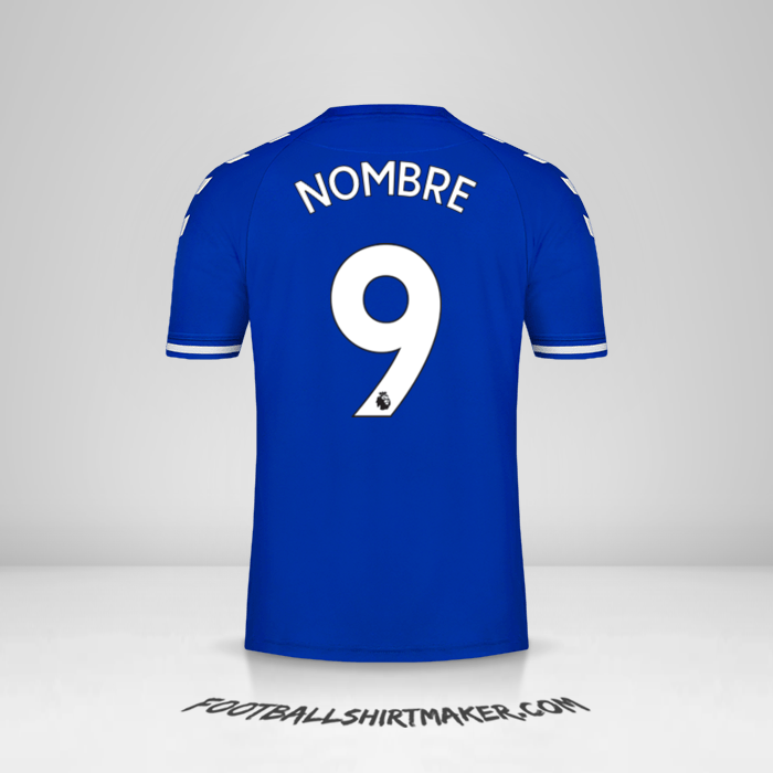 Jersey Everton FC 2020/21 -  nombre - 9