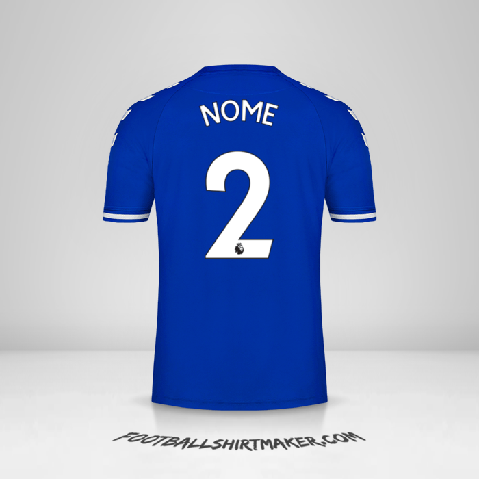 Maglia Everton FC 2020/21 -  nome - 2