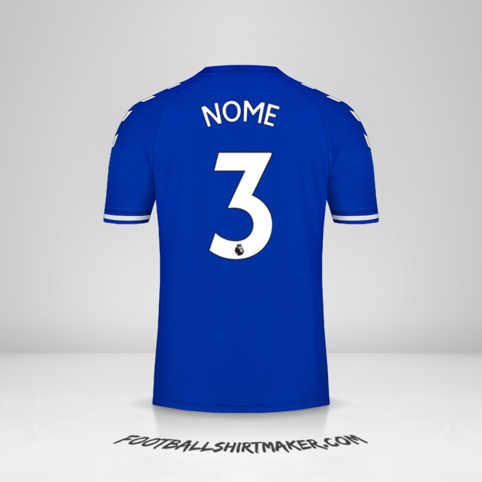 Camisa Everton FC 2020/21 -  nome - 3