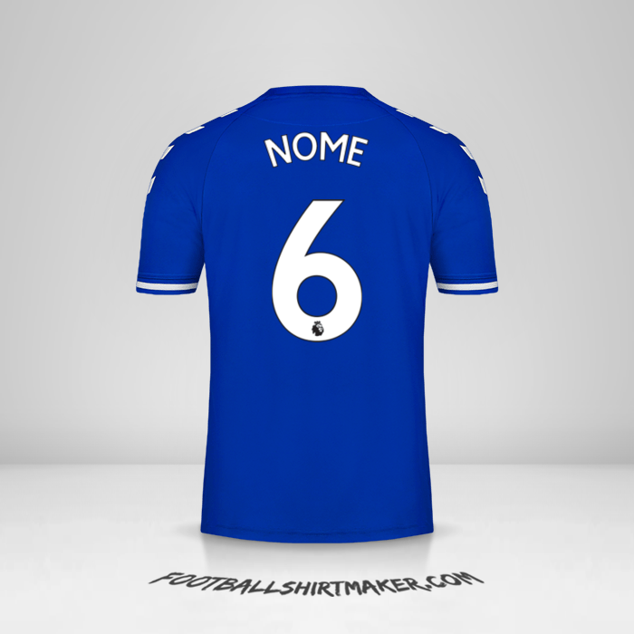 Camisa Everton FC 2020/21 -  nome - 6
