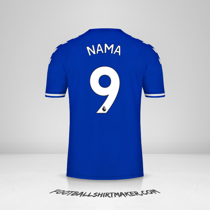Jersey Everton FC 2020/21 -  nama - 9