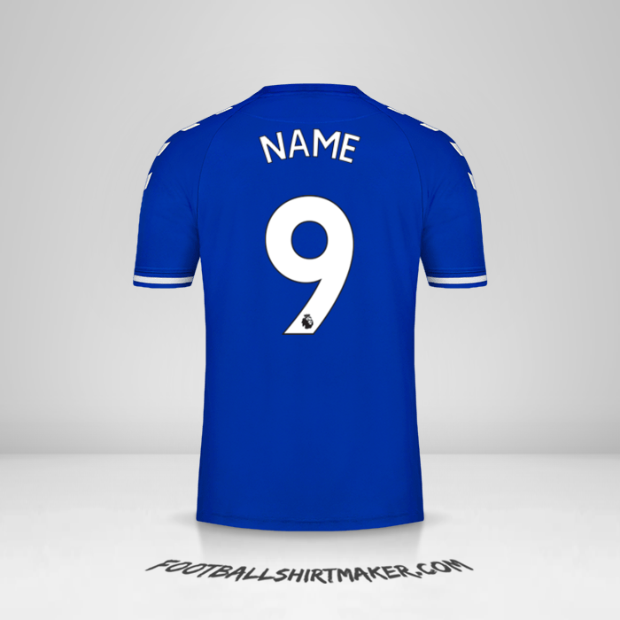Trikot Everton FC 2020/21 -  name - 9