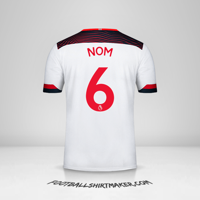 Maillot Southampton FC 2019/20 Troisième -  nom - 6