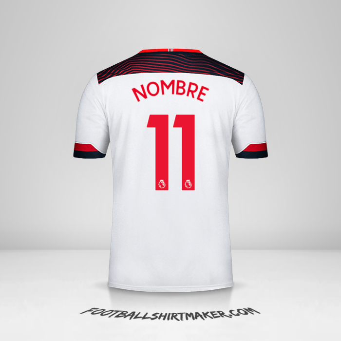 Jersey Southampton FC 2019/20 Tercera -  nombre - 11