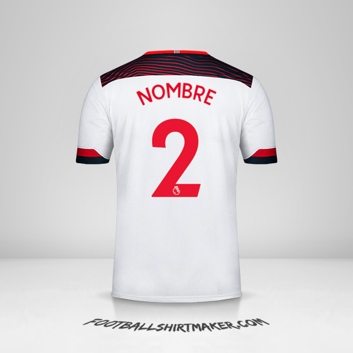 Jersey Southampton FC 2019/20 Tercera -  nombre - 2