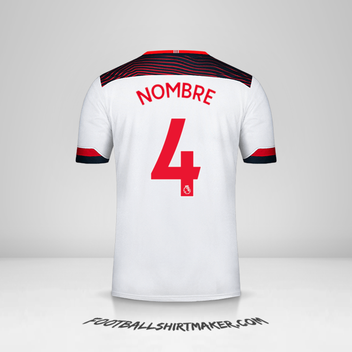 Jersey Southampton FC 2019/20 Tercera -  nombre - 4