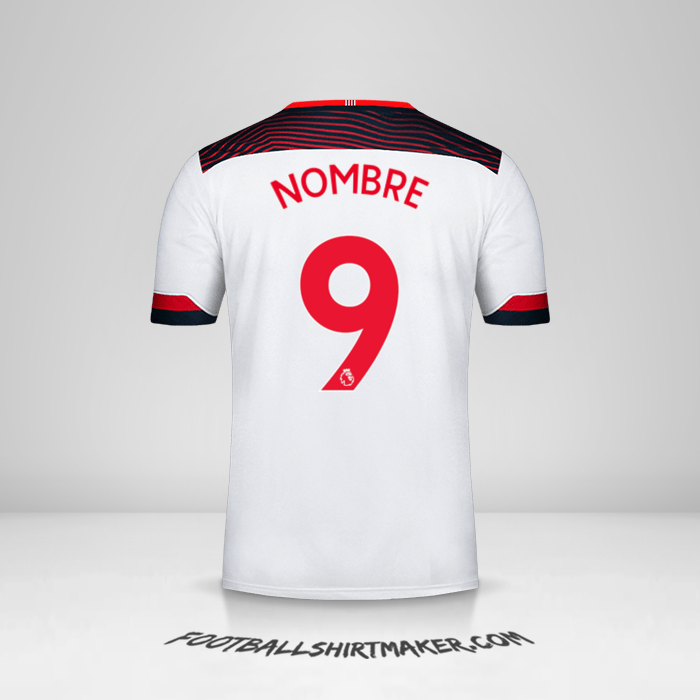 Jersey Southampton FC 2019/20 Tercera -  nombre - 9