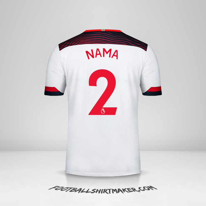 Jersey Southampton FC 2019/20 Ketiga -  nama - 2