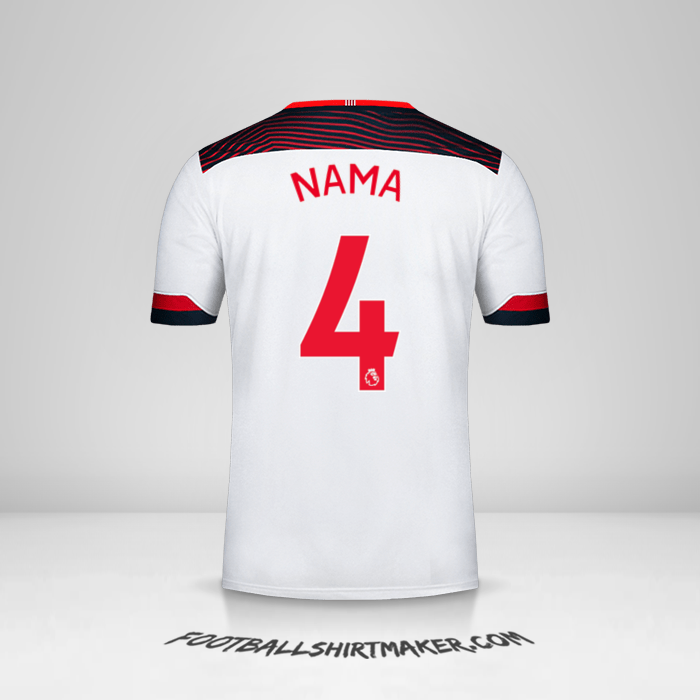 Jersey Southampton FC 2019/20 Ketiga -  nama - 4