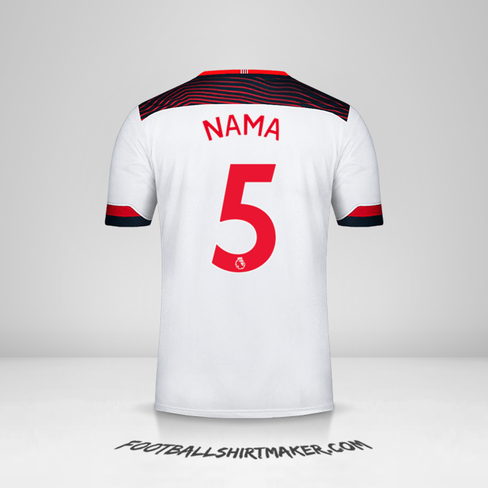 Jersey Southampton FC 2019/20 Ketiga -  nama - 5