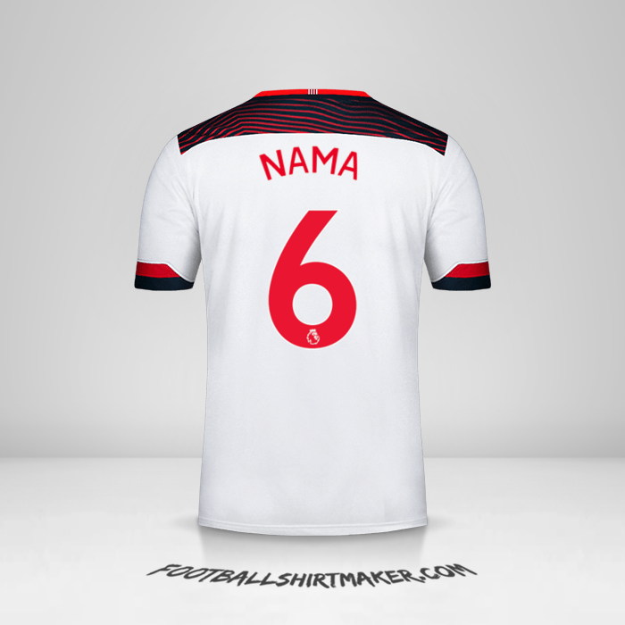 Jersey Southampton FC 2019/20 Ketiga -  nama - 6