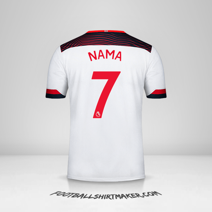 Jersey Southampton FC 2019/20 Ketiga -  nama - 7