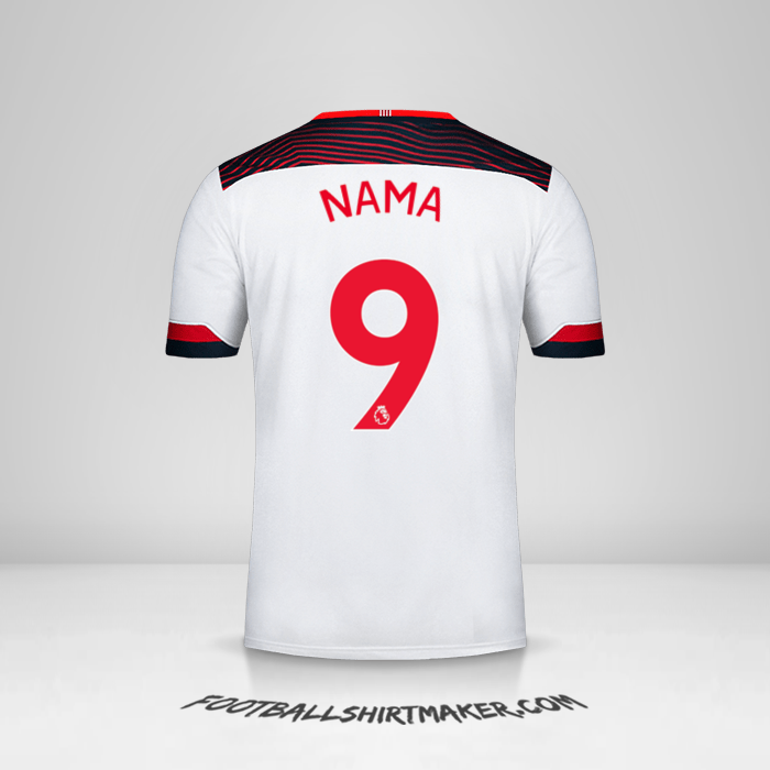 Jersey Southampton FC 2019/20 Ketiga -  nama - 9