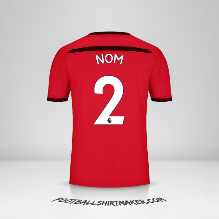 Maillot Southampton FC 2018/19 Troisième -  nom - 2