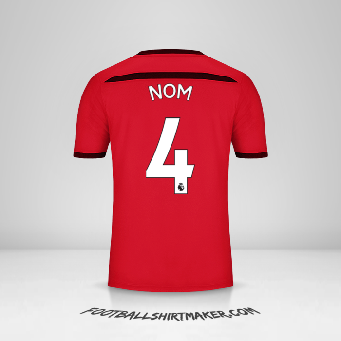 Maillot Southampton FC 2018/19 Troisième -  nom - 4