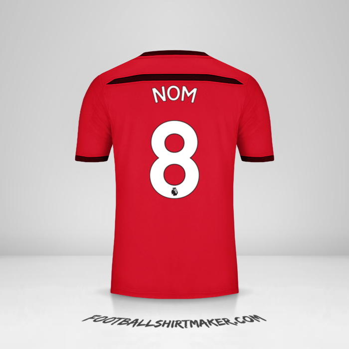 Maillot Southampton FC 2018/19 Troisième -  nom - 8