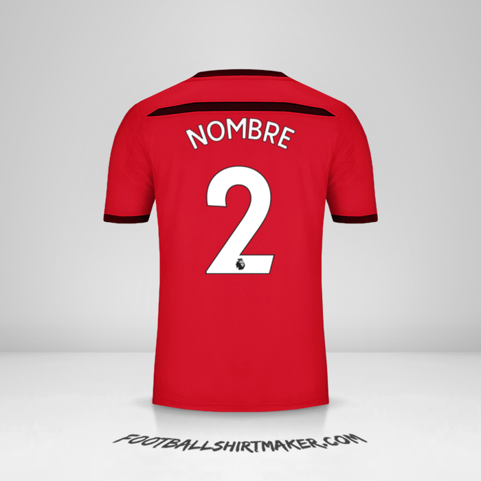 Camiseta Southampton FC 2018/19 Tercera -  nombre - 2