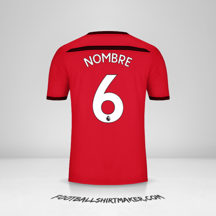 Jersey Southampton FC 2018/19 Tercera -  nombre - 6