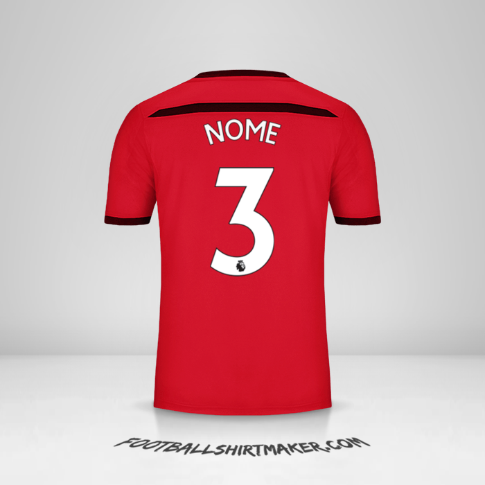 Camisa Southampton FC 2018/19 Terceira -  nome - 3