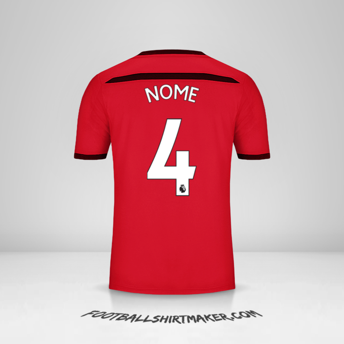 Camisa Southampton FC 2018/19 Terceira -  nome - 4