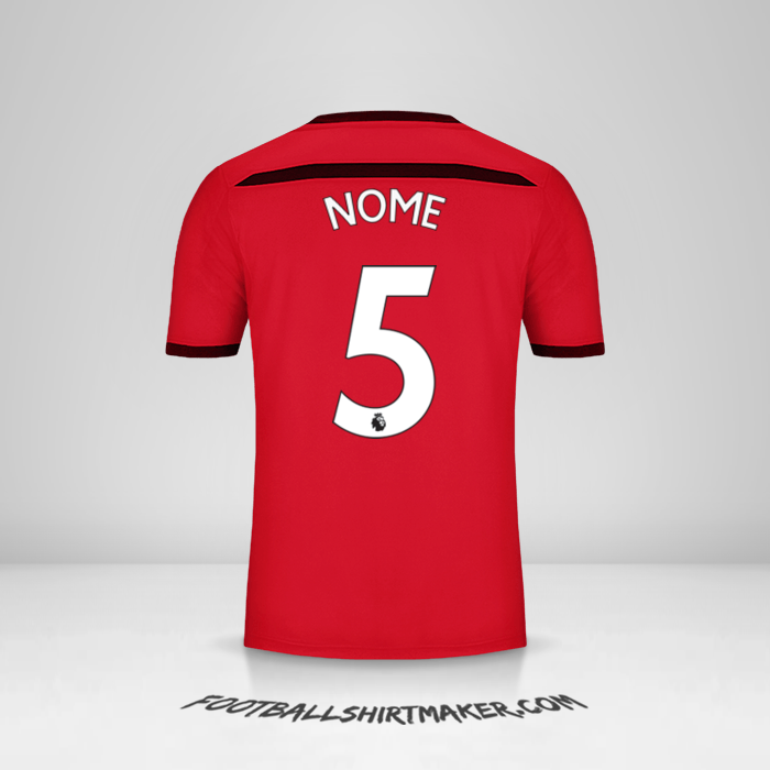 Camisa Southampton FC 2018/19 Terceira -  nome - 5
