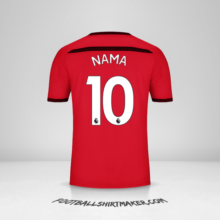 Jersey Southampton FC 2018/19 Ketiga -  nama - 10