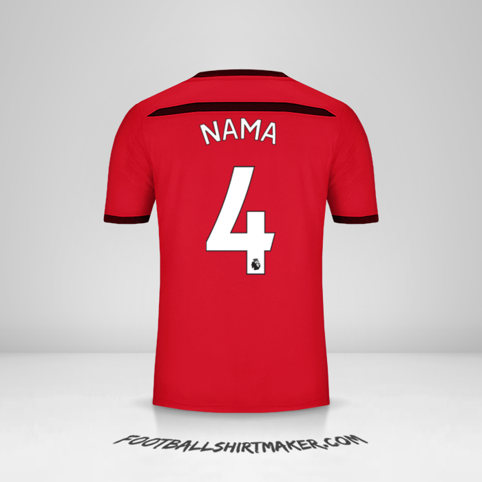 Jersey Southampton FC 2018/19 Ketiga -  nama - 4