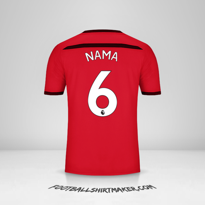 Jersey Southampton FC 2018/19 Ketiga -  nama - 6