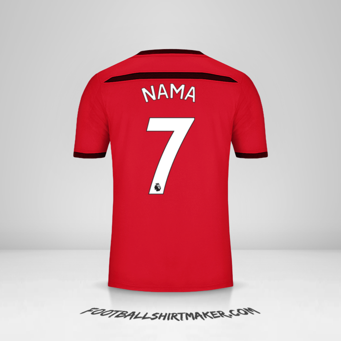 Jersey Southampton FC 2018/19 Ketiga -  nama - 7