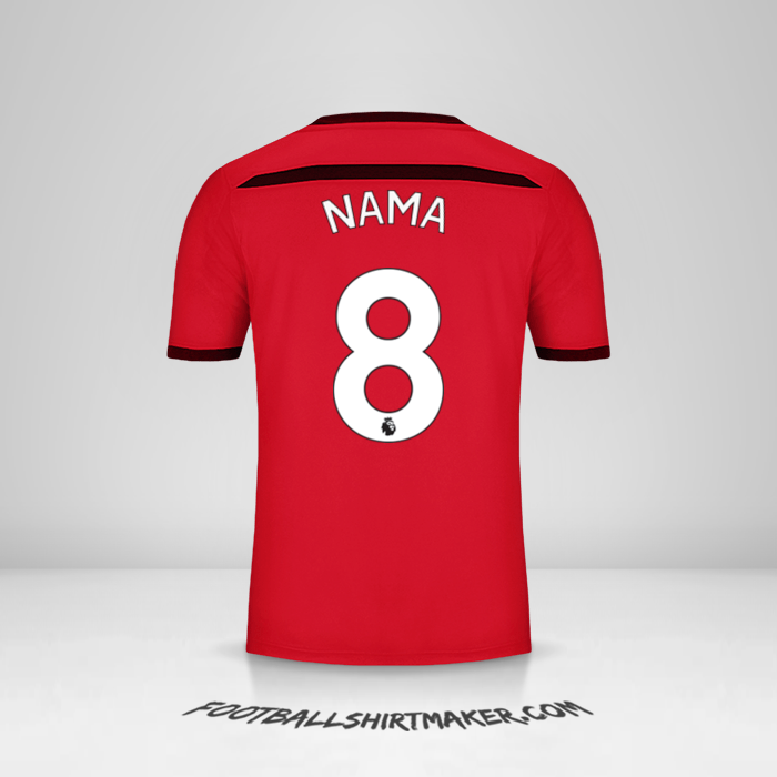 Jersey Southampton FC 2018/19 Ketiga -  nama - 8