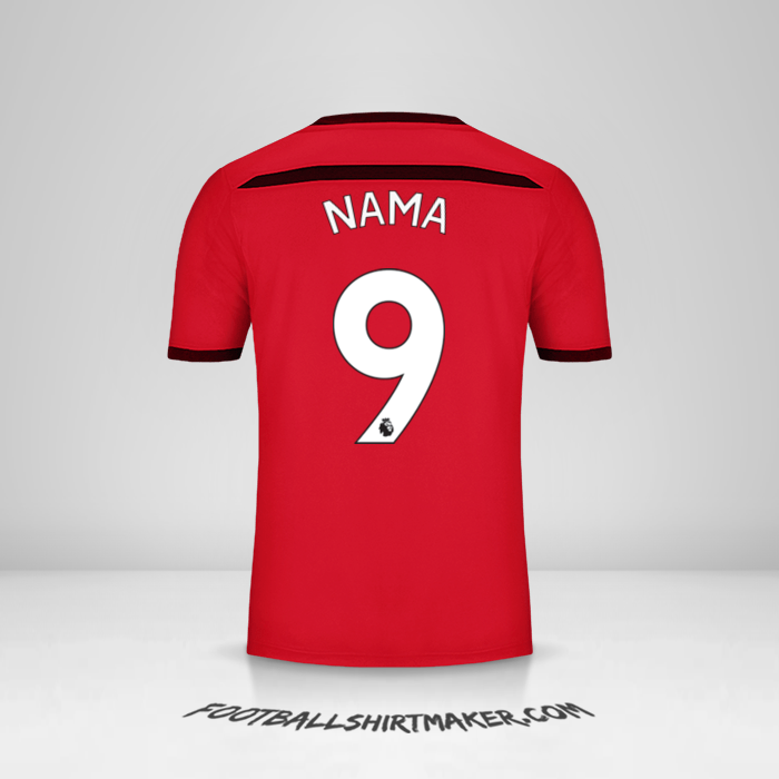Jersey Southampton FC 2018/19 Ketiga -  nama - 9