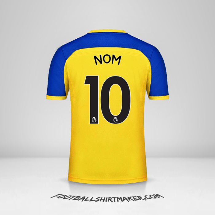 Maillot Southampton FC 2018/19 Extérieur -  nom - 10