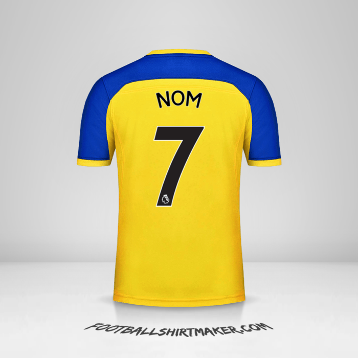 Maillot Southampton FC 2018/19 Extérieur -  nom - 7