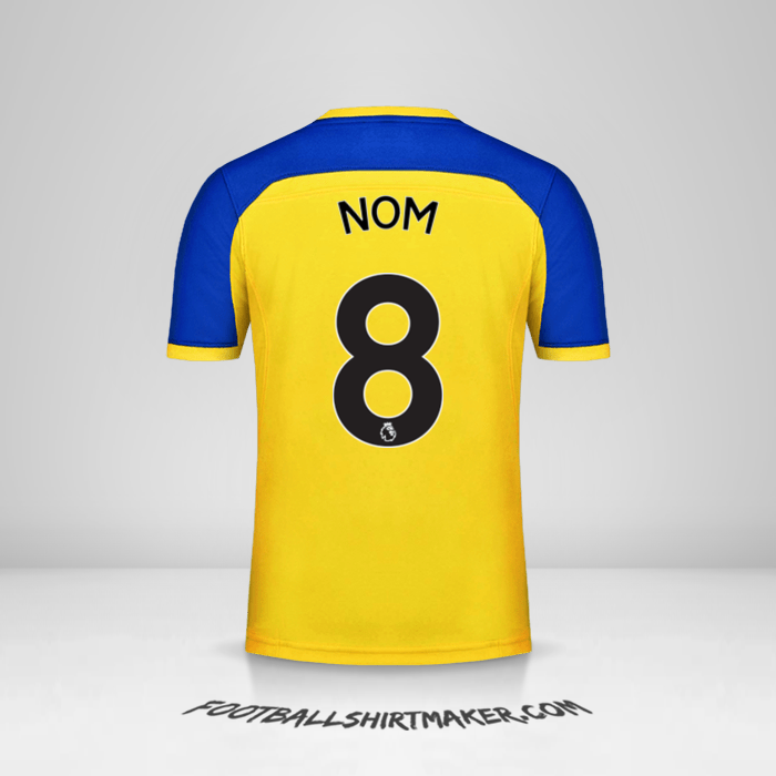 Maillot Southampton FC 2018/19 Extérieur -  nom - 8