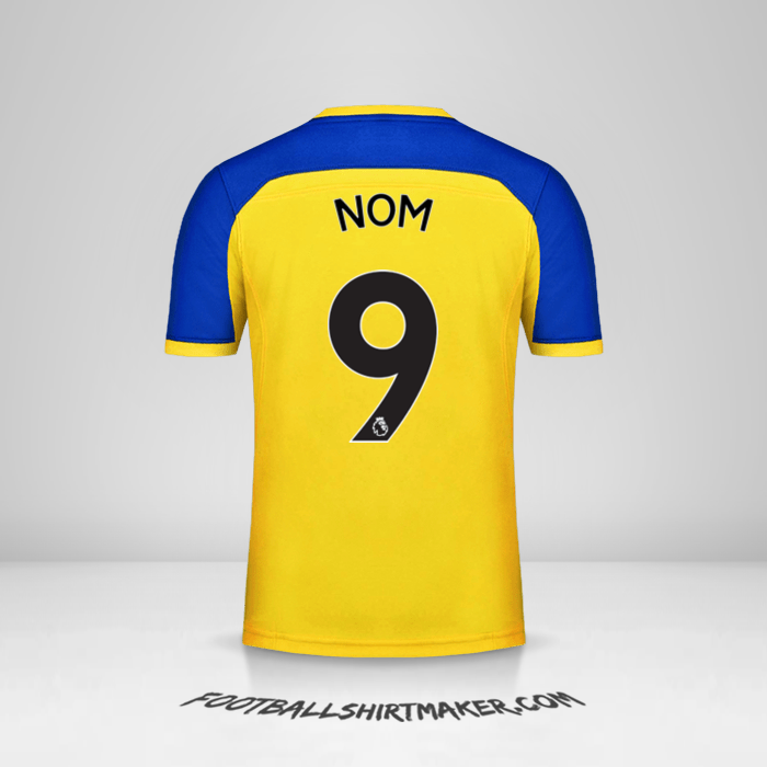 Maillot Southampton FC 2018/19 Extérieur -  nom - 9