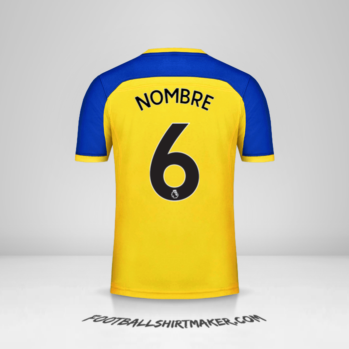 Jersey Southampton FC 2018/19 Visita -  nombre - 6