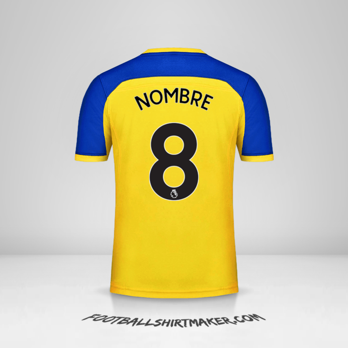 Jersey Southampton FC 2018/19 Visita -  nombre - 8