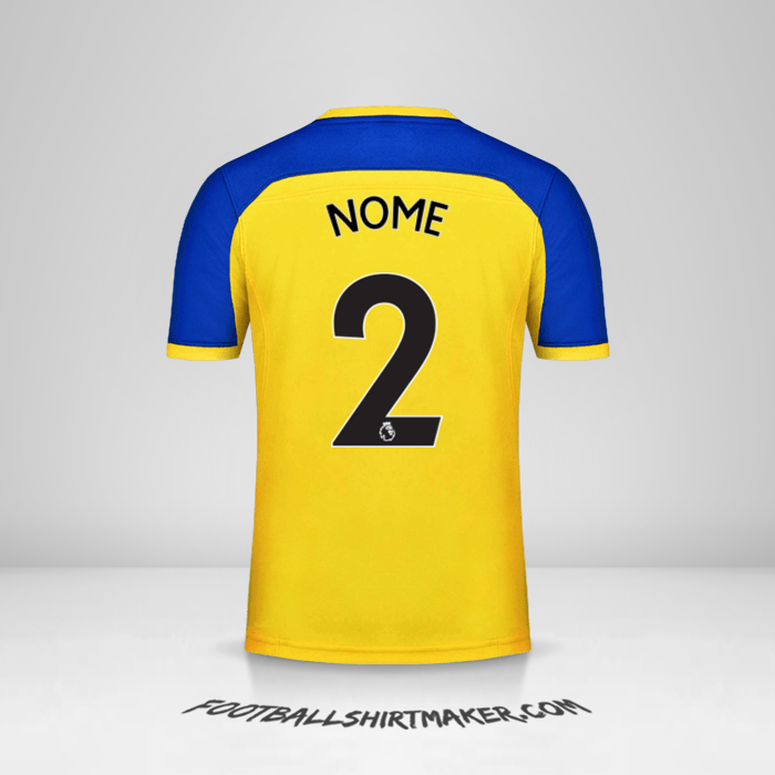 Camisa Southampton FC 2018/19 Alternativa -  nome - 2