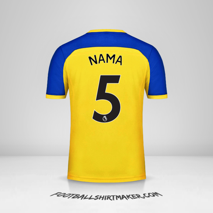 Jersey Southampton FC 2018/19 Alternatif -  nama - 5