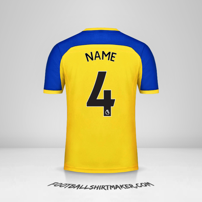 Trikot Southampton FC 2018/19 Auswärts -  name - 4