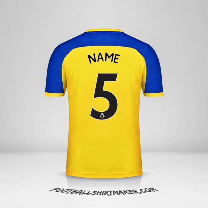 Jersey Southampton FC 2018/19 Away -  name - 5